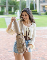 Oasis Moda Triple Wall Insulated Water Bottle - 1L Latte