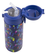 Oasis Double Wall Insulated Sipper Straw Kid's Drink Bottle - 550ml Gamer