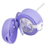 Oasis Double Wall Insulated Sipper Straw Kid's Drink Bottle - 550ml Mermaid Unicorns