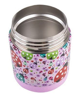 Oasis Double Wall Insulated Kid's Food Flask - 300ml Lovely Ladybugs