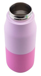 Oasis Double Wall Insulated Sipper Jnr Drink Bottle - 400ml Bubblegum Pink