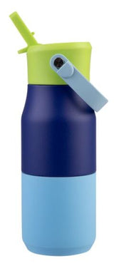 Oasis Double Wall Insulated Sipper Jnr Drink Bottle - 400ml Peacock Blue