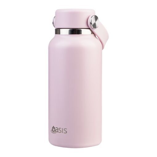 Oasis Double Wall Insulated Mini Bottle - 300ml Pink Lemonade