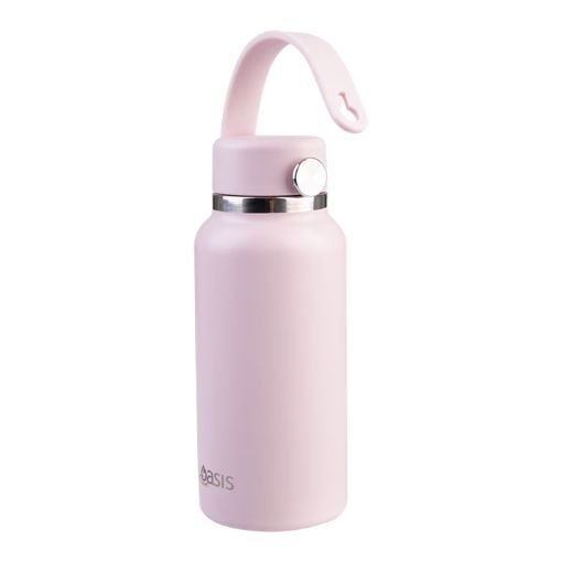 Oasis Double Wall Insulated Mini Bottle - 300ml Pink Lemonade