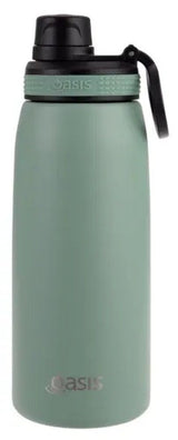 Oasis Sports Double Wall Insulated Sports Bottle - 780ml Sage Green