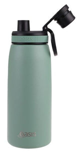 Oasis Sports Double Wall Insulated Sports Bottle - 780ml Sage Green