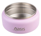 Oasis Double Wall Insulated Quick Release Lid Food Flask - 230ml Bubblegum Pink