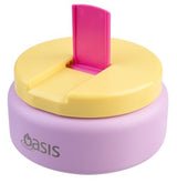 Oasis Double Wall Insulated Quick Release Lid Food Flask - 230ml Bubblegum Pink