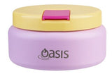 Oasis Double Wall Insulated Quick Release Lid Food Flask - 230ml Bubblegum Pink
