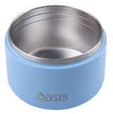 Oasis Double Wall Insulated Quick Release Lid Food Flask - 300ml Blue