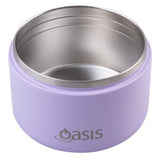 Oasis Double Wall Insulated Quick Release Lid Food Flask - 300ml Lilac