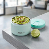 Oasis Double Wall Insulated Quick Release Lid Food Flask - 300ml Mint