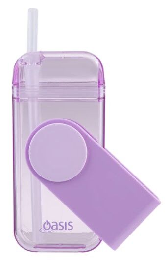 Oasis Tritan Kid's Straw Juice Box - 300ml Lavender