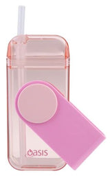 Oasis Tritan Kid's Straw Juice Box - 300ml Pink
