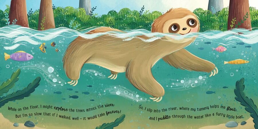 I Love Being a Sloth Padded Board Book