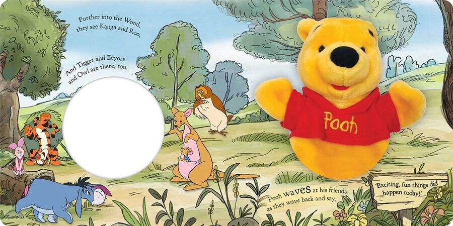 Disney Winnie the Pooh Hand Puppet Book