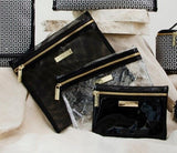 MOR Destination Noir - Melbourne Cosmetic Purse Trio