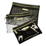 MOR Destination Noir - Melbourne Cosmetic Purse Trio