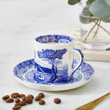 Spode Blue Italian - Espresso Cup and Saucer (Set of 4)
