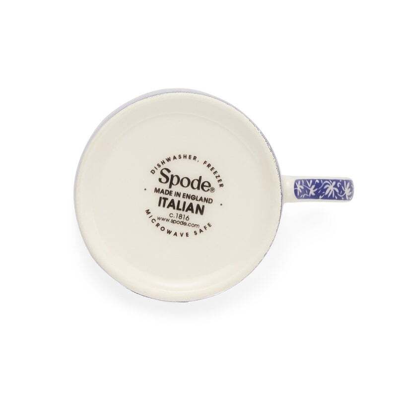 Spode Blue Italian - Espresso Cup and Saucer (Set of 4)