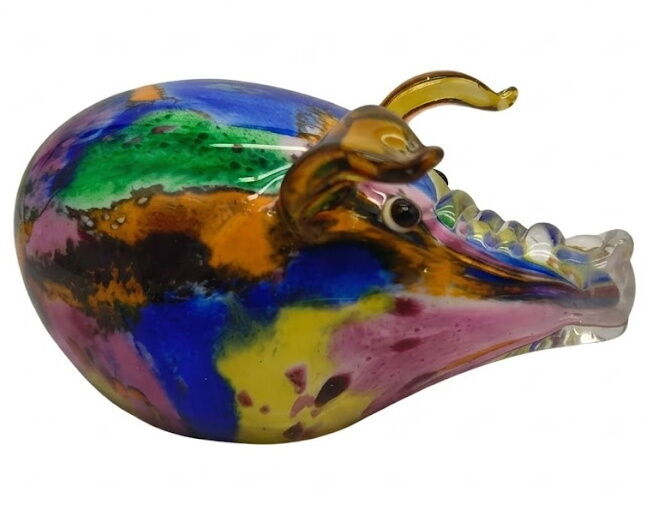 Zibo Glass Ornament - Pig Wilbur