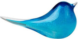 Zibo Glass Ornament - Blue Wren