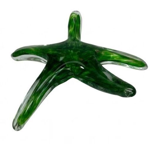 Zibo Glass Ornament - Emerald Sea Star