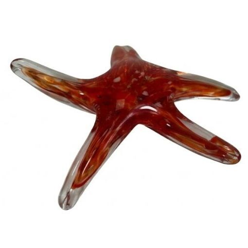 Zibo Glass Ornament - Ruby Sea Star