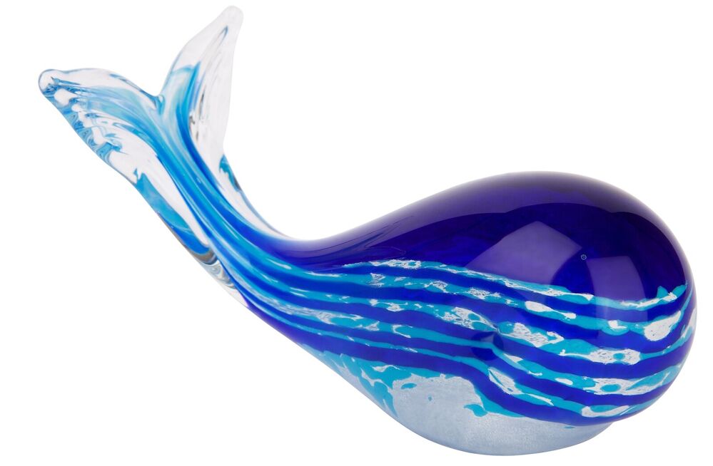 Zibo Glass Ornament - Whale Willie