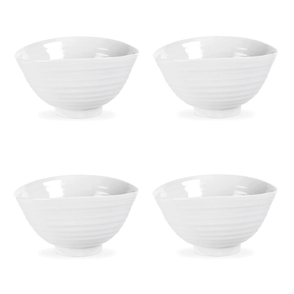 Sophie Conran for Portmeirion - White Small Footed Bowls (Set of 4)