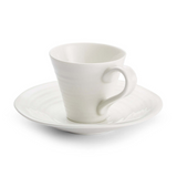 Sophie Conran for Portmeirion - White Espresso Cup & Saucers (Set of 2)