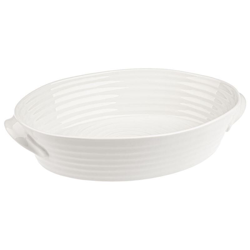 Sophie Conran for Portmeirion - White Large Oval Handle Roasting Dish