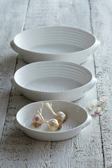 Sophie Conran for Portmeirion - White Large Oval Handle Roasting Dish