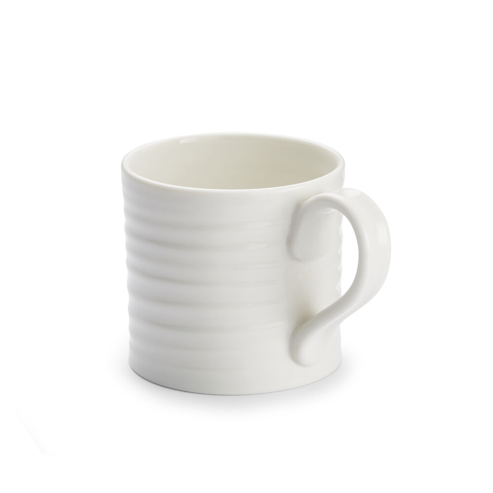 Sophie Conran for Portmeirion - White Short Mugs 230ml (Set of 4)