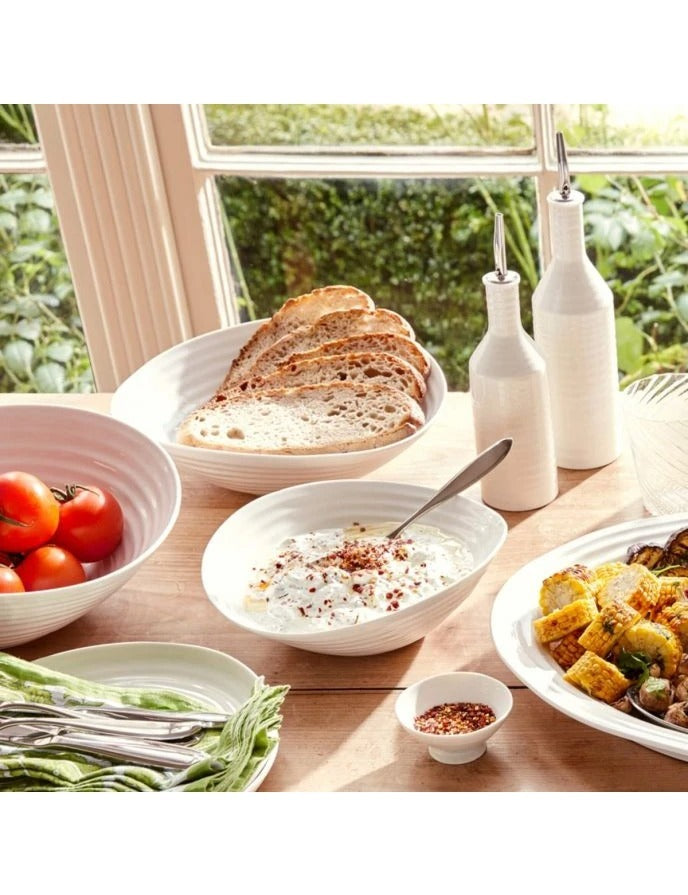 Sophie Conran for Portmeirion - White Oil & Vinegar Drizzler Set