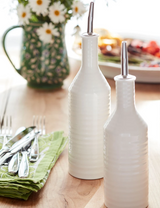 Sophie Conran for Portmeirion - White Oil & Vinegar Drizzler Set