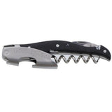 Jean dubost Laguiole - Black Soft Touch Waiter Corkscrew