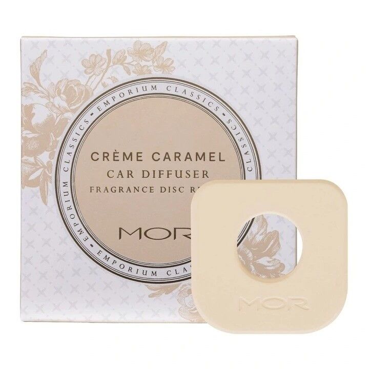 MOR Crème Caramel Car Diffuser - Refill Fragrance Disc