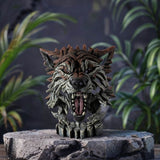 Edge Sculpture - Miniature Wolf Bust