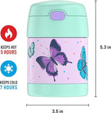 Thermos FUNtainer Vaccuum Insulated Food Jar Butterfly Frenzy 290ml