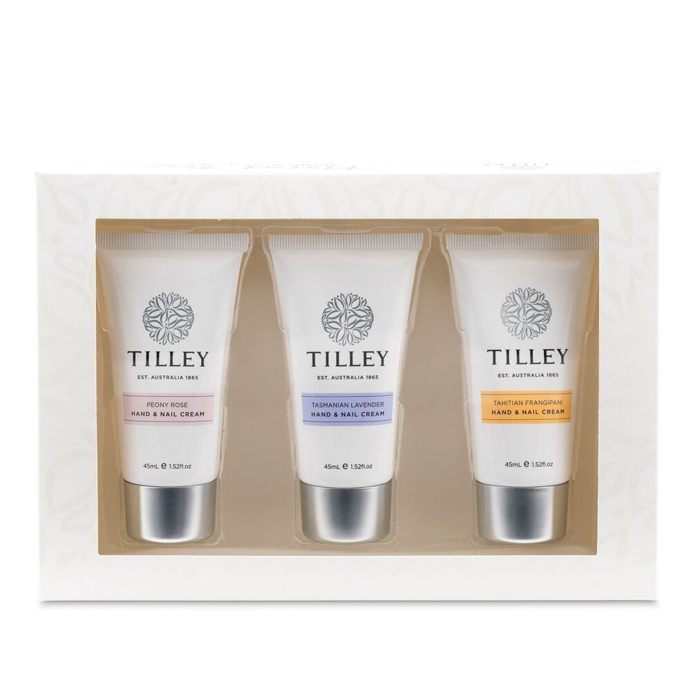 Tilley Hand & Nail Cream Trio Gift Set - Floral