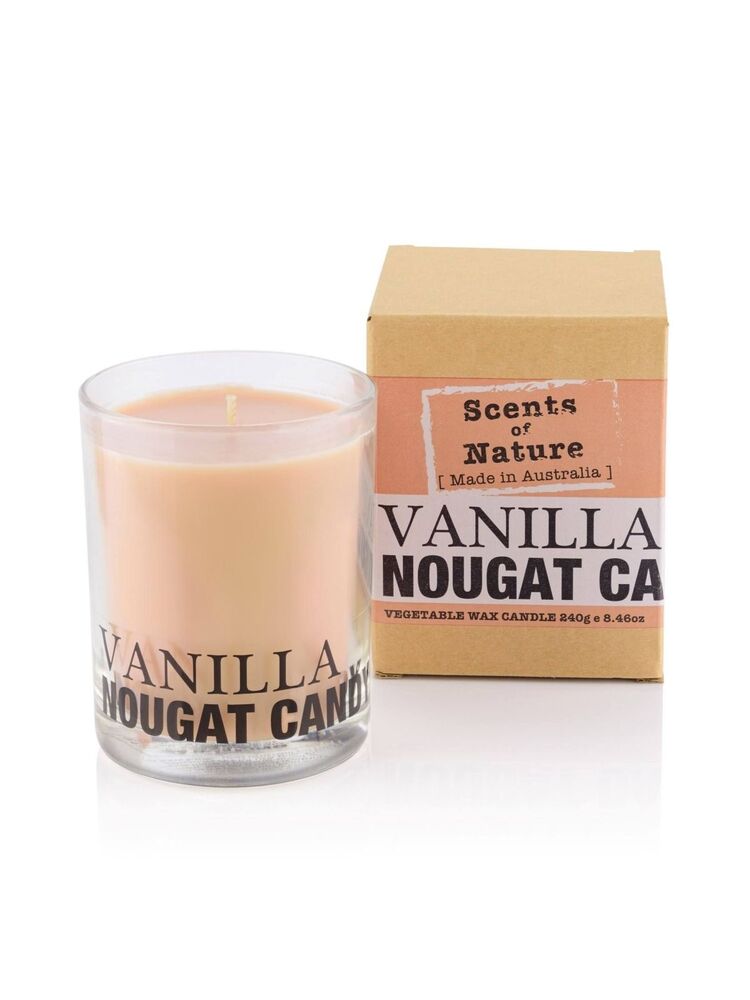 Scents of Nature by Tilley Soy Candle - Vanilla Nougat Candy