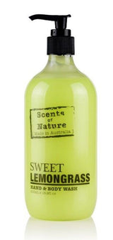 Scents of Nature by Tilley Hand & Body Wash - Sweet Lemongrass 500ml