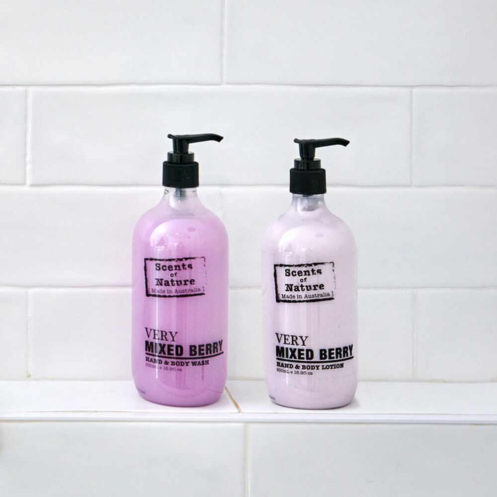 Scents of Nature by Tilley Hand & Body Wash - Very Mixed Berry 500ml