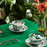 Spode Heritage Green Italian - Teacup & Saucer (Set of 4)