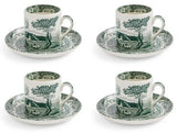 Spode Heritage Green Italian - Espresso Cup & Saucer (Set of 4)