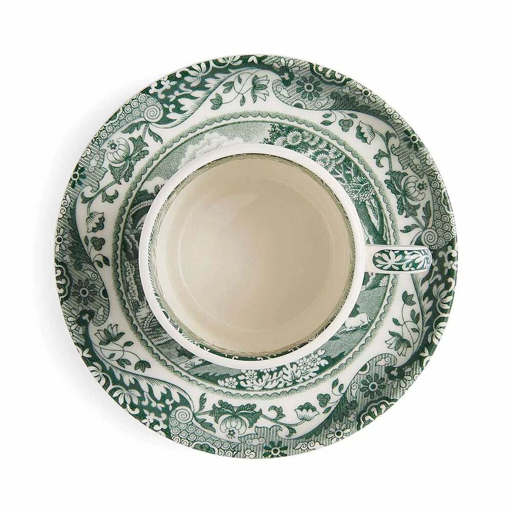 Spode Heritage Green Italian - Espresso Cup & Saucer (Set of 4)