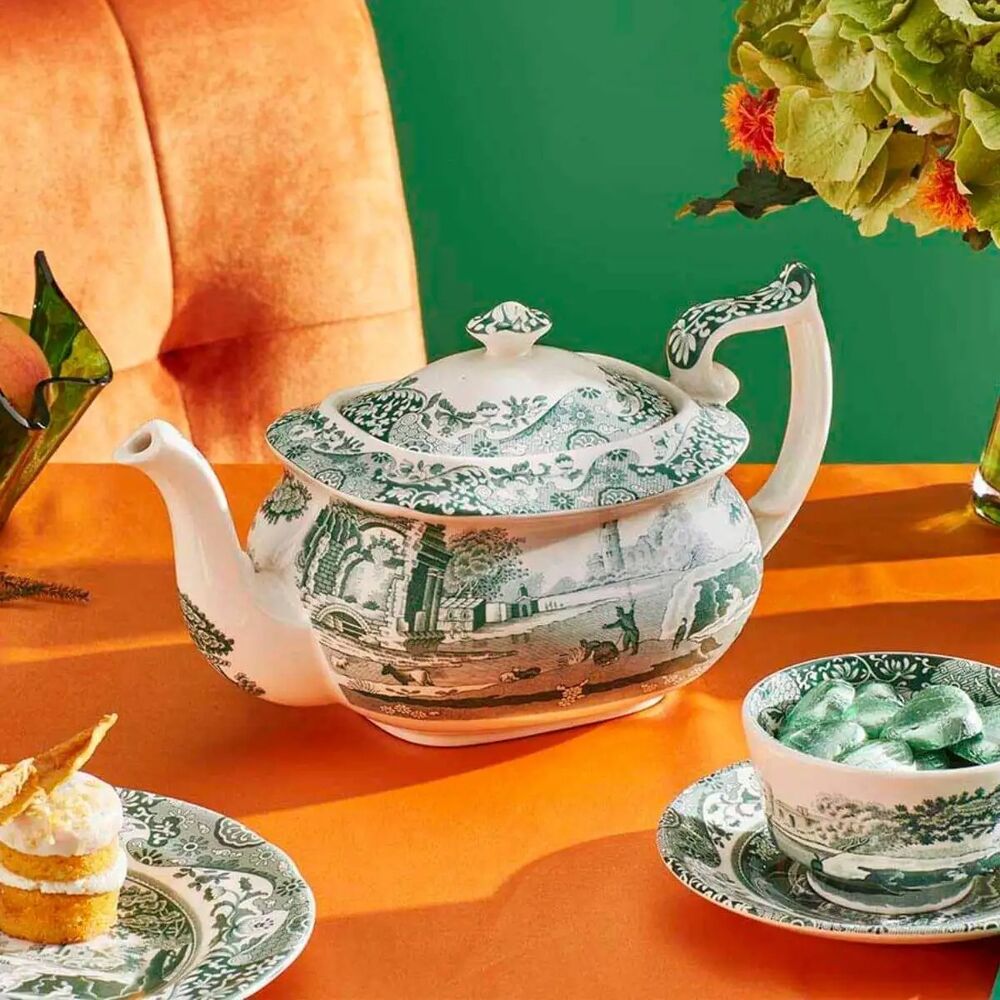 Spode Heritage Green Italian - Teapot (1.1L)