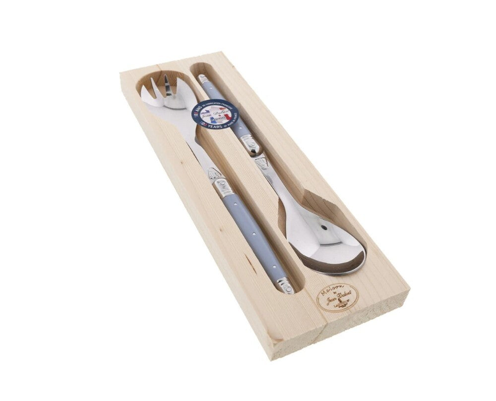 Jean Dubost Laguiole Maison - 2pc Salad Server Set Grey Atelier