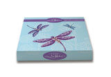 Lisa Pollock - Coasters Lavender Dragonflies (Set of 6)